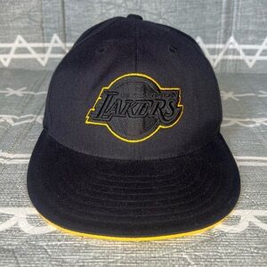 Adidas Black and Yellow Lakers Hat